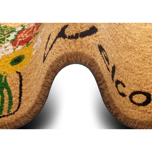 Covoraș de intrare din fibre de cocos 75x45 cm Hello & Flowers - Hanse Home-image-2