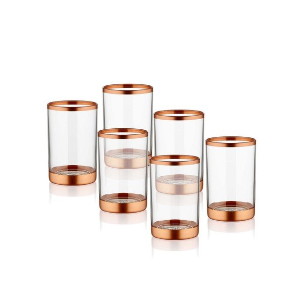 Set 6 pahare Mia Glam Bronze, 100 ml-image-1