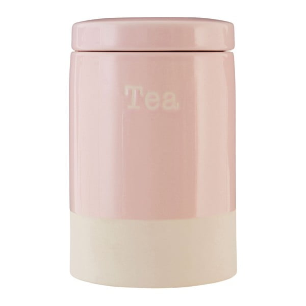 Recipient din ceramică pentru ceai Premier Housewares, 616 ml, roz