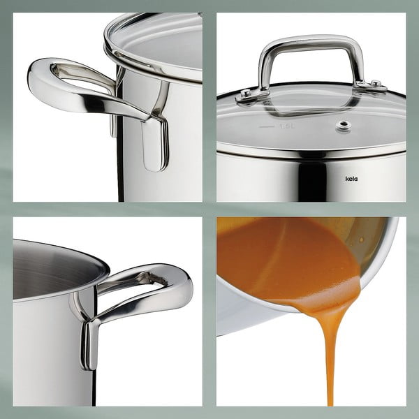 Oală din inox cu capac Kela Flavoria, ø 20 cm-image-3