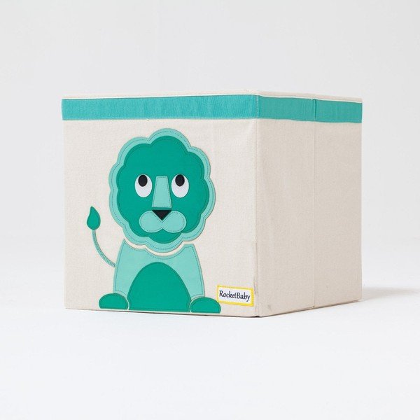 Cutie de depozitare pentru copii  din material textil Eddy the Lion - Rocket Baby-image-4