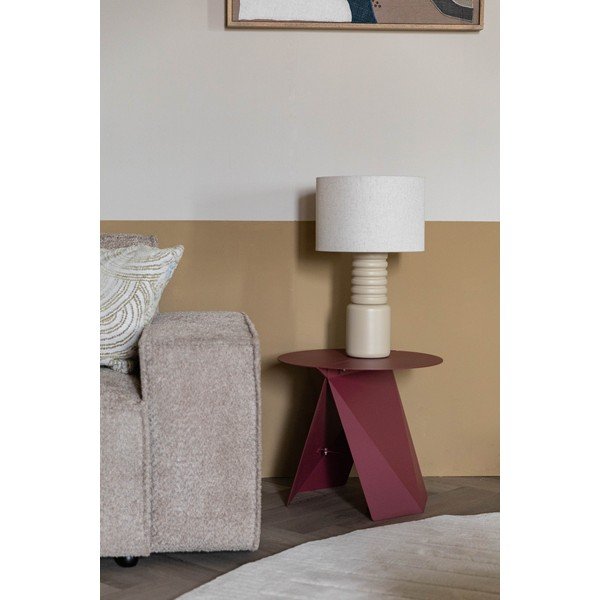 Măsuță auxiliară rotundă din metal 45x46 cm Foldy – Zuiver-image-4