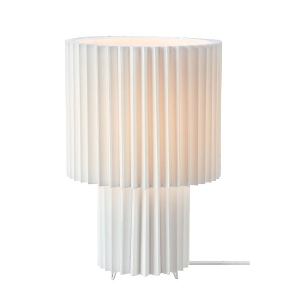 Veioză albă cu abajur textil (înălțime 32 cm) Catis – Markslöjd