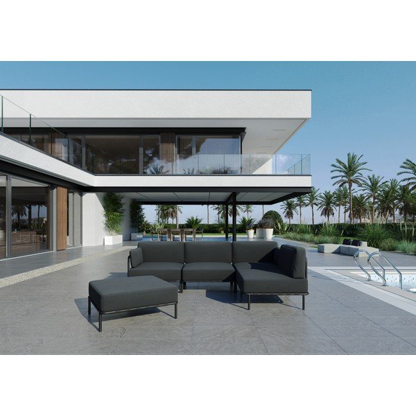 Canapea modulară de grădină gri închis 234 cm Salve – Sit Sit-image-4