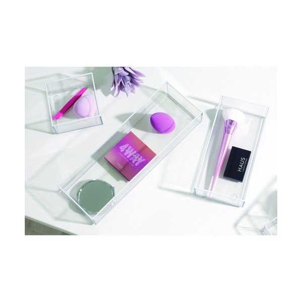 Organizatoare de baie pentru cosmetice 3 buc. din plastic reciclat Stack & Slide – iDesign-image-3