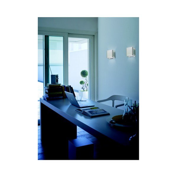 Aplică de perete  Lucente Cube White-image-2