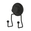 Cârlig dublu autoadeziv de perete Compactor Bestlock, negru