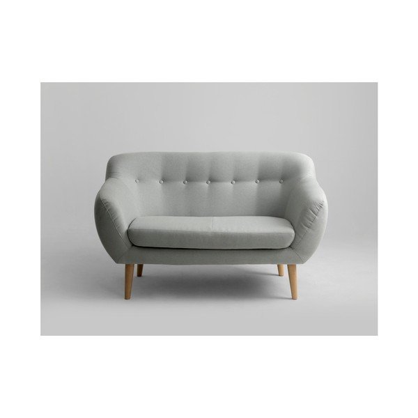 Canapea cu 2 locuri Custom Form Marget, gri-image-1