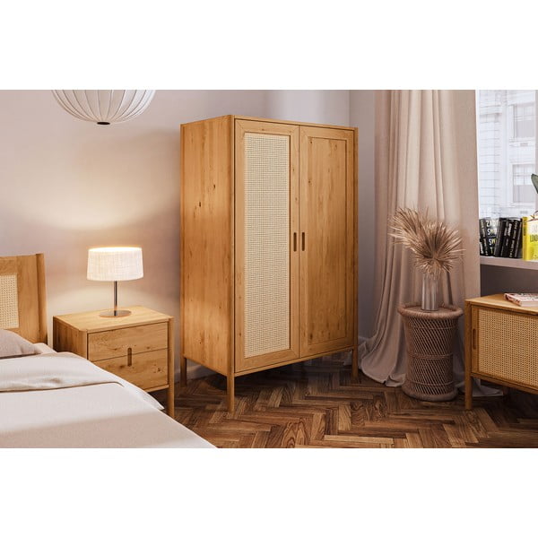 Șifonier din lemn de stejar 108x175 cm Pola - The Beds-image-2