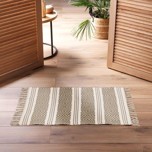 Covor în culoare naturală lavabil din amestec de bumbac 50x80 cm Murano – douceur d'intérieur-image-2