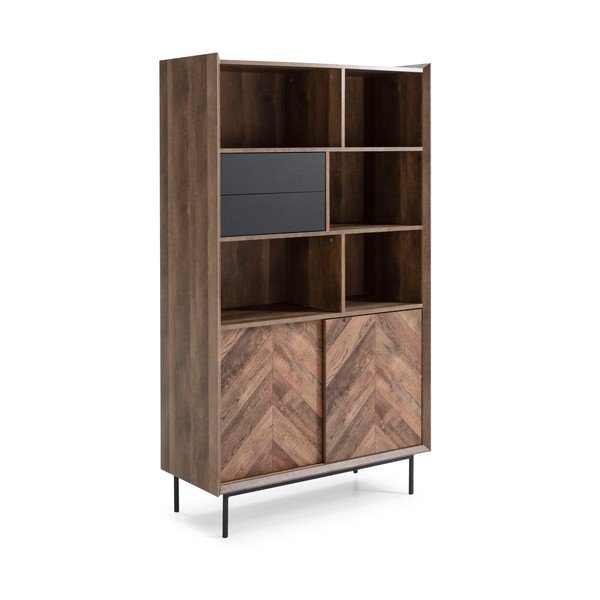 Bibliotecă Marckeric Utah, decor stejar negru-image-4