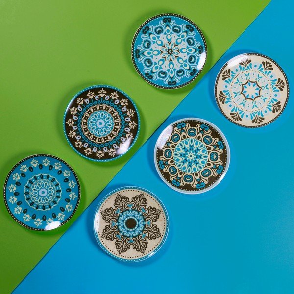 6 farfurii pentru desert  din porțelan ø 19 cm Cala Jondal – VDE Tivoli 1996-image-1