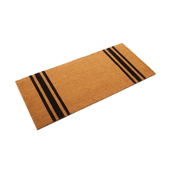 Covoraș de intrare din fibre de nucă de cocos 55x125 cm Black Stripe – Premier Housewares-image-3