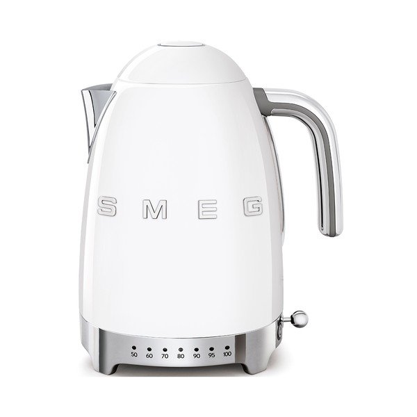 Ceainic electric alb din oțel inoxidabil 1,7 l Retro Style – SMEG