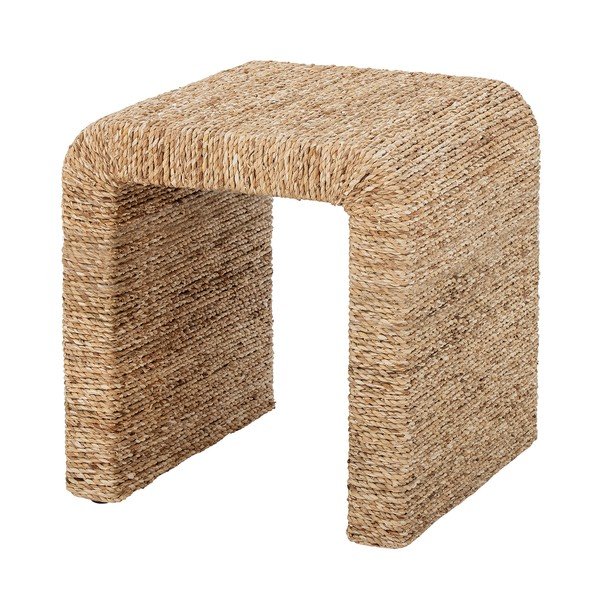 Scaun tip taburet în culoare naturală din ratan Kien – Bloomingville