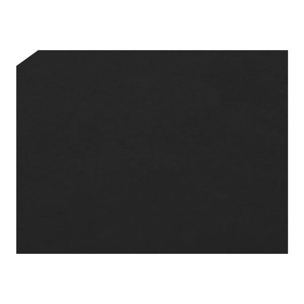 Otoman cu spaţiu depozitare Mazzini Sofas Ancona, 200 x 46 cm, negru-image-2