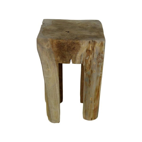 Taburet din lemn de tec HSM collection Keta-image-2