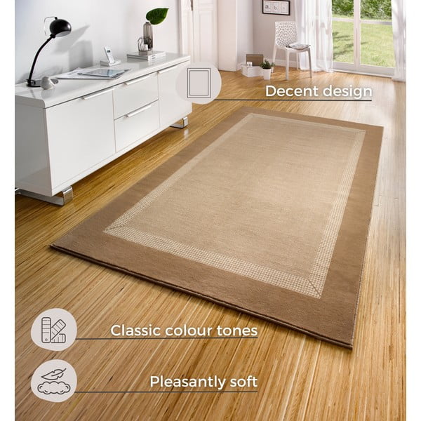 Covor Hanse Home Basic, 200x290 cm, maro-bej-image-4