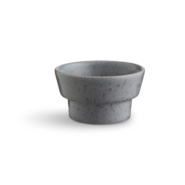 Sfeșnic din ceramică Kähler Design Ombria, ⌀ 9 cm, gri