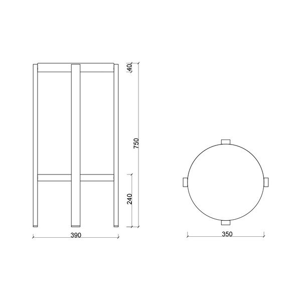 Scaun de bar gri deschis din oțel (înălțime șezut 75 cm) Doon – noo.ma-image-4