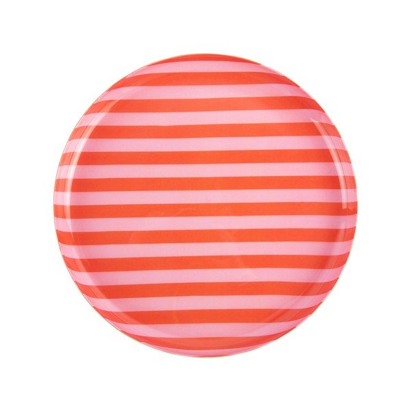 Farfurie portocalie/roz-deschis din fier ø 22 cm Animado – PT LIVING-image-2