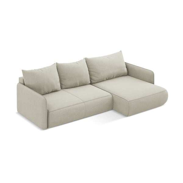 Colțar crem extensibil/cu spațiu de depozitare (cu colț pe partea dreaptă) Nanea – Makamii-image-4