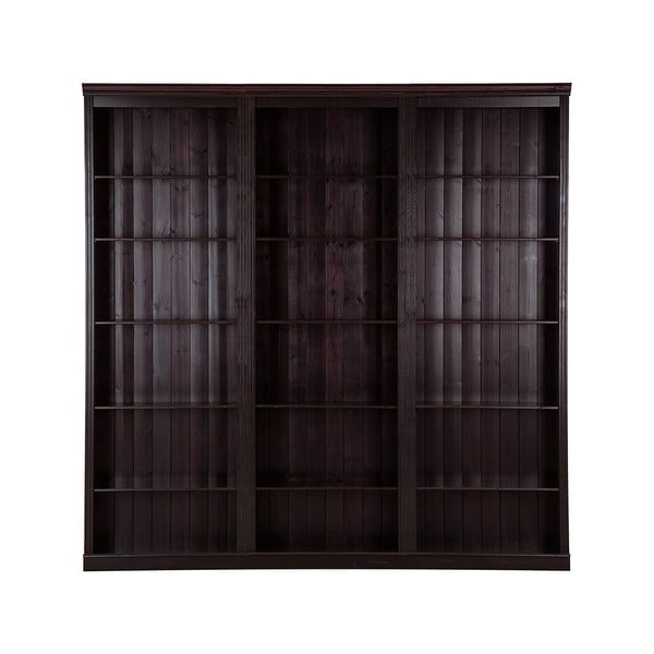 Bibliotecă maro din lemn de pin 222x223 cm Anita – Støraa