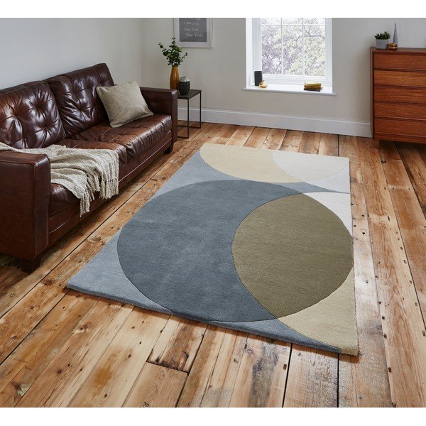Covor din lână Think Rugs Elements Circle, 120 x 170 cm-image-1
