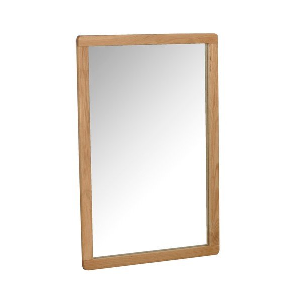 Oglindă cu ramă din lemn de stejar Rowico Metro-image-1