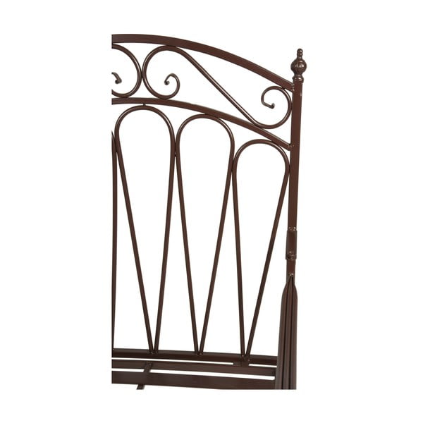 Bancă de grădină neagră din metal Rinjani – Garden Pleasure-image-2