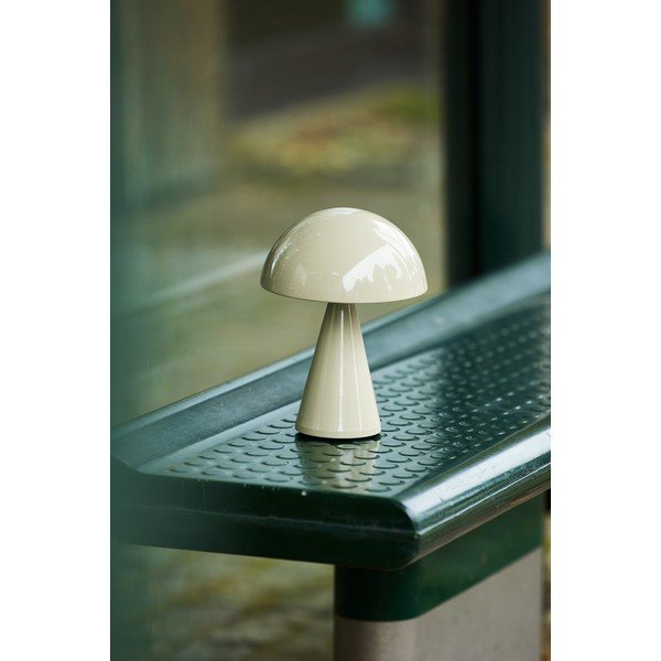 Veioză crem LED cu intensitate reglabilă (înălțime 20 cm) Mush – Hübsch-image-4