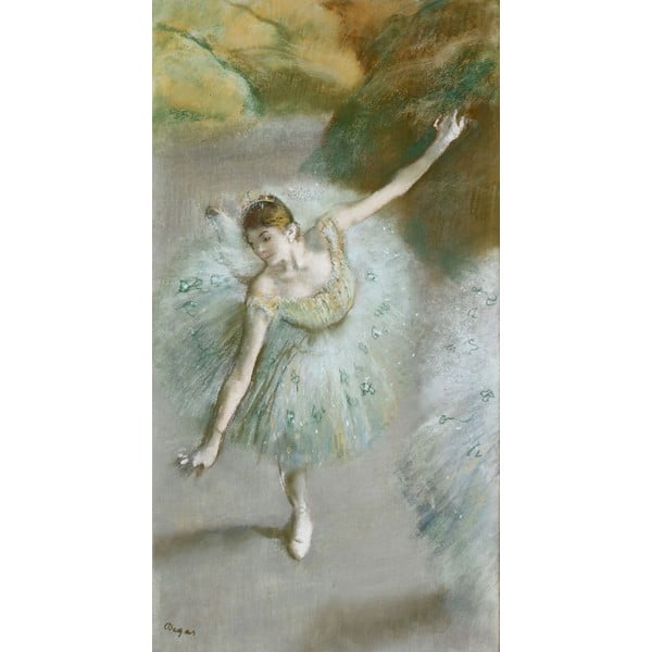 Reproducere tablou Edgar Degas - Dancer in Green, 55 x 30 cm