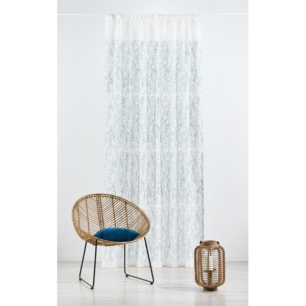 Perdea alb-albastru 300x260 cm Urma – Mendola Fabrics-image-1