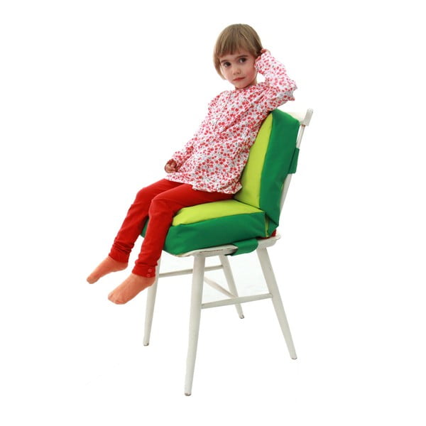 Pernă de scaun pentru copii Tuli ChildUp, verde neon