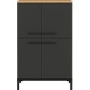 Dulap de baie înalt gri închis cu aspect de stejar 60x97 cm Yonkers - Germania