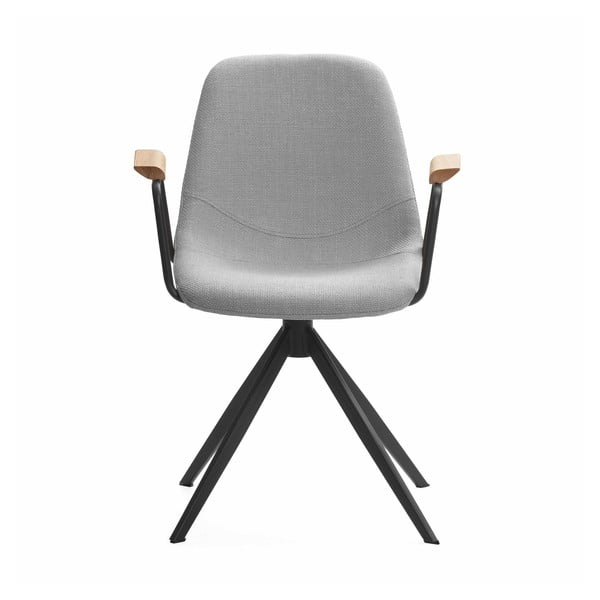 Scaune de dining gri-deschis 2 buc. Tali – Marckeric-image-2