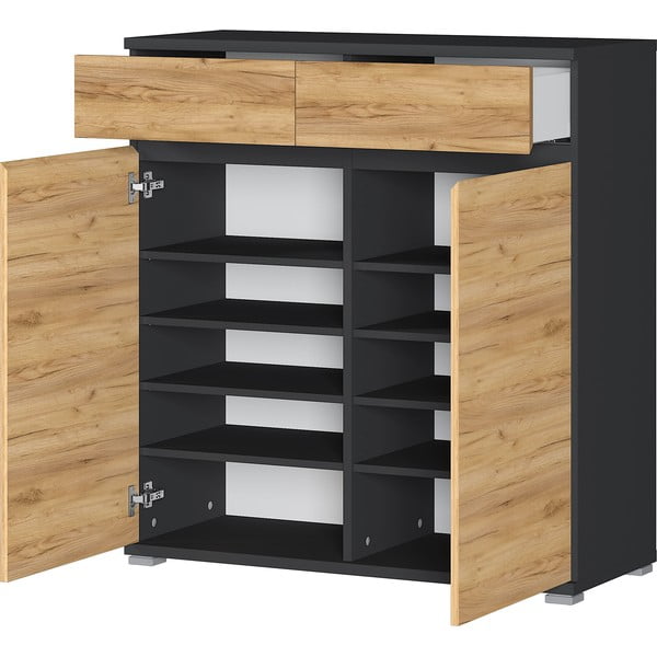 Pantofar cu sertare cu aspect de lemn de stejar Lissabon - Germania-image-2