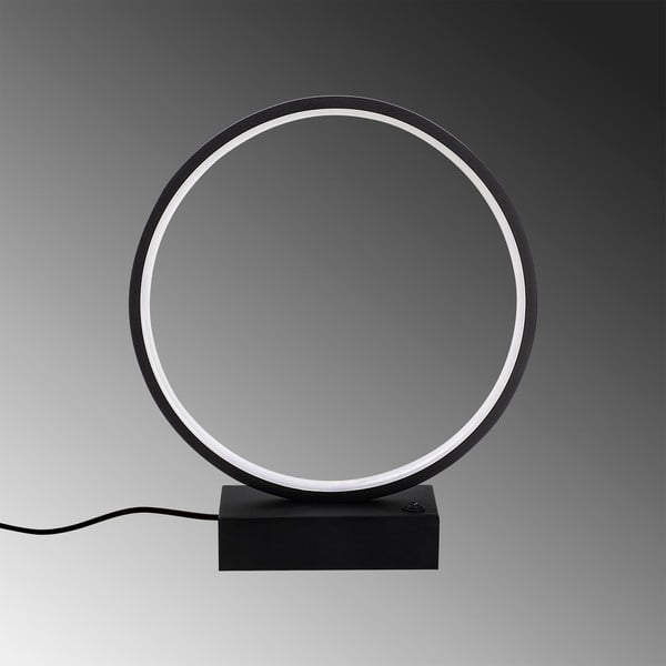 Veioză neagră LED (înălțime 35 cm) Halka – Opviq lights-image-3