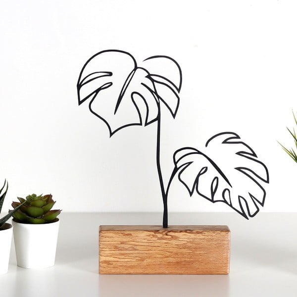 Statuetă din metal Leaves – Mioli Decor-image-1