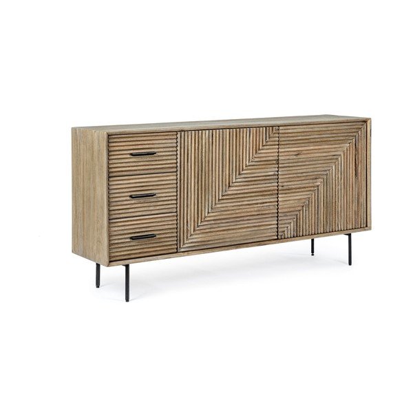 Comodă în culoare naturală din lemn de mango 160x83x40 cm Darsey – Bizzotto