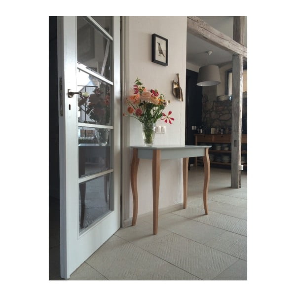 Măsuță tip consolă Ragaba Dressing Table 105 x 74 cm, gri-image-2