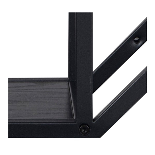 Raft de perete Actona Seaford, negru-image-4