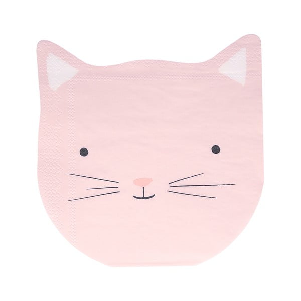 Șervețele 16 buc. din hârtie Cat – Meri Meri-image-3