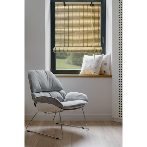 Jaluzea în culoare naturală din bambus 140x160 cm Java – Gardinia-image-1