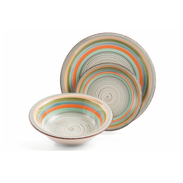 Set veselă 18 piese Villa d'Este Mykonos Sombrerors, multicolor-image-2