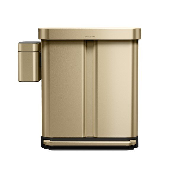 Recipient pentru deșeuri compostabile auriu mat 4 l – simplehuman-image-4