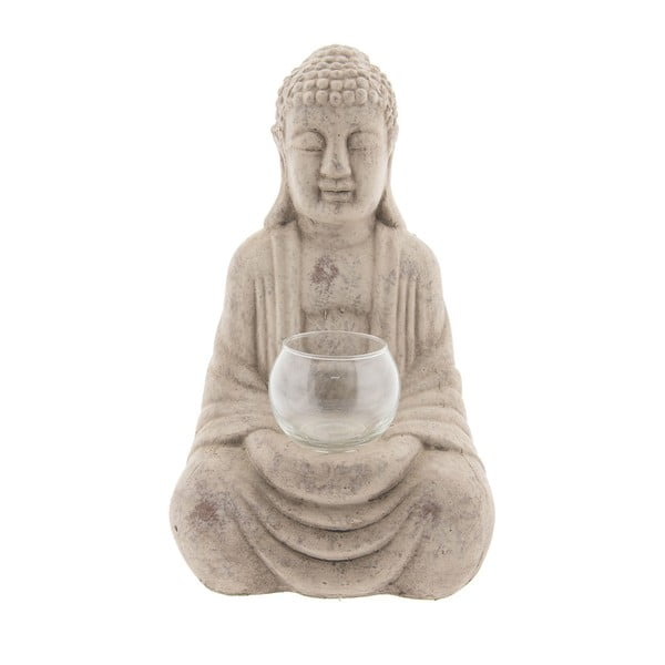 Sfeșnic din ceramică Clayre & Eef Budha, înălțime 29 cm