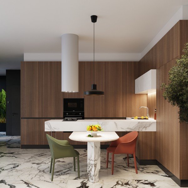 Lustră neagră ø 35 cm Vito – Sollux-image-3