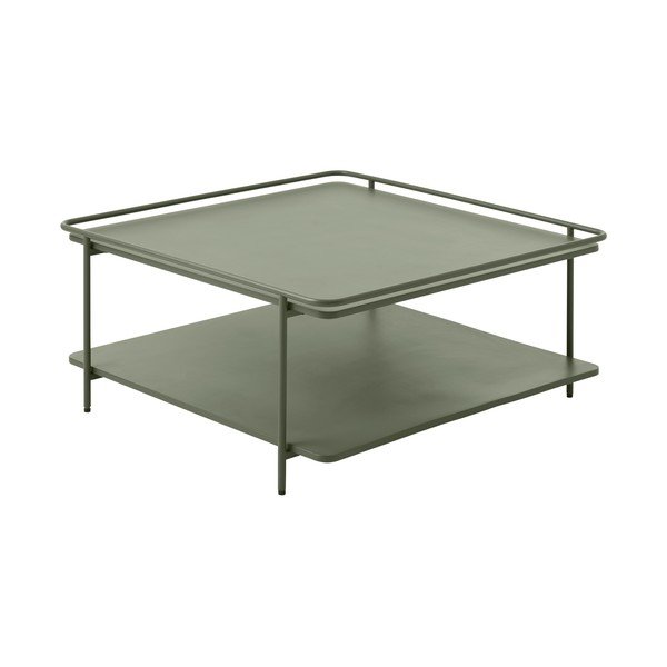 Măsuță de cafea verde din metal 75x75 cm Yuba – Unique Furniture-image-3