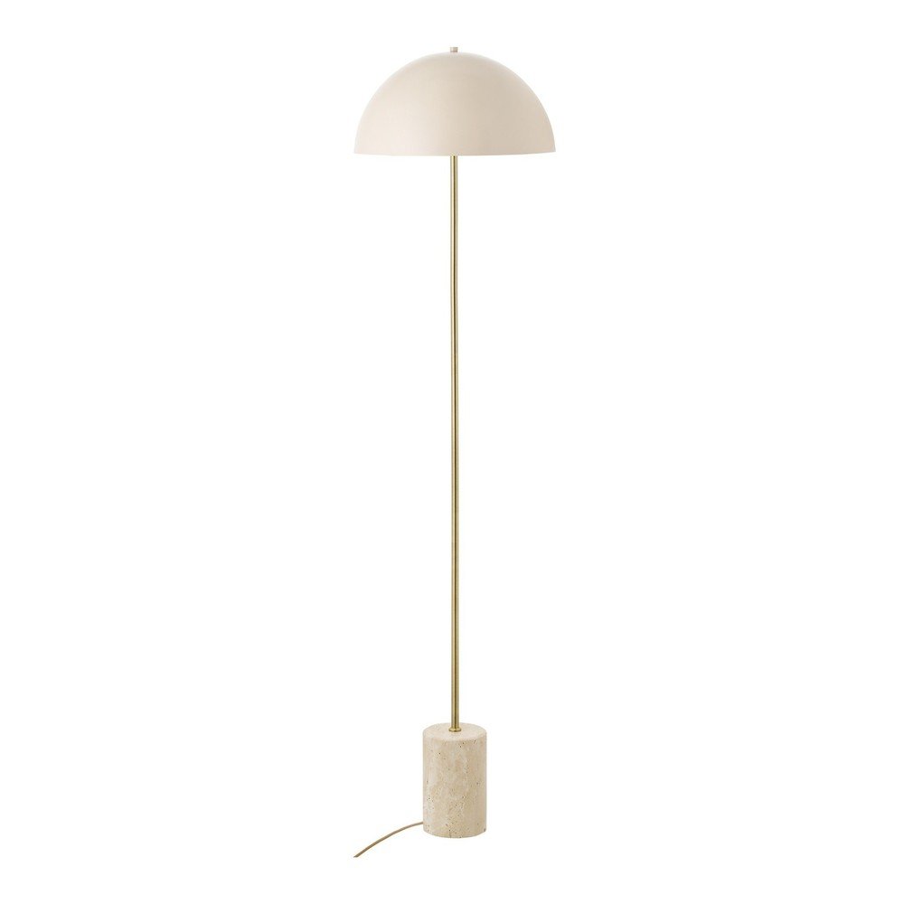 Lampadar bej cu abajur din metal (înălțime 155 cm) Sheffield – House Nordic